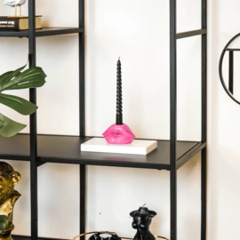 Kandelaar Lips neon roze -Housevitamin