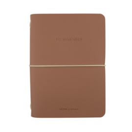 Notebook vegan leather - Monk & Anna