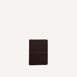 Notebook vegan leather Dark Wood- Monk & Anna