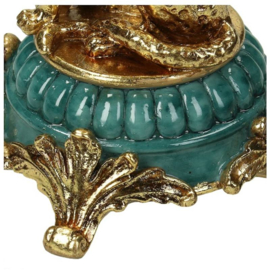 Kandelaar Leopard gold