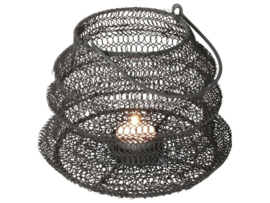 Windlicht zwart opvouwbaar- GUSTA