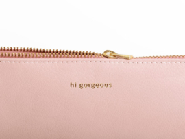 Leren etui 'hi gorgeous'   -   BY B+K