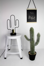 Cactuslamp zwart metaal-Housevitamin