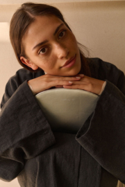 Farou half moon bag zilver - Monk & Anna