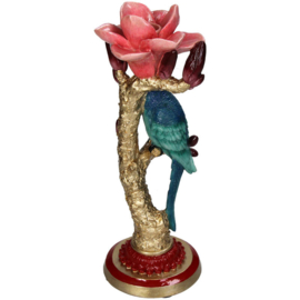 Kandelaar vogel blauw bloem