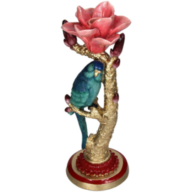 Kandelaar vogel blauw bloem