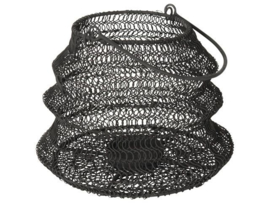 Windlicht zwart opvouwbaar- GUSTA
