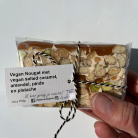 Vegan doos Nougat/Caramel (8 stuks). Gratis verzending