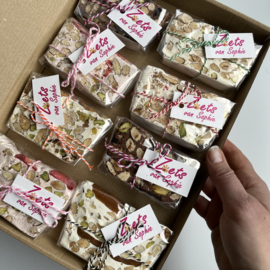 Doos Nougat (8 stuks).  Gratis verzending