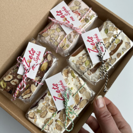 Cadeautje voor de juf / meester doosje Nougat (4 stuks)