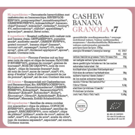 I JUST LOVE BREAKFAST #7 Cashew Banaan Granola - 250g