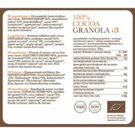 I JUST LOVE BREAKFAST  3# Cacao Granola - 250g