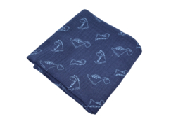 Hydrofiele Doek Blauw Dino