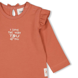 Longsleeve ruches Sending Love