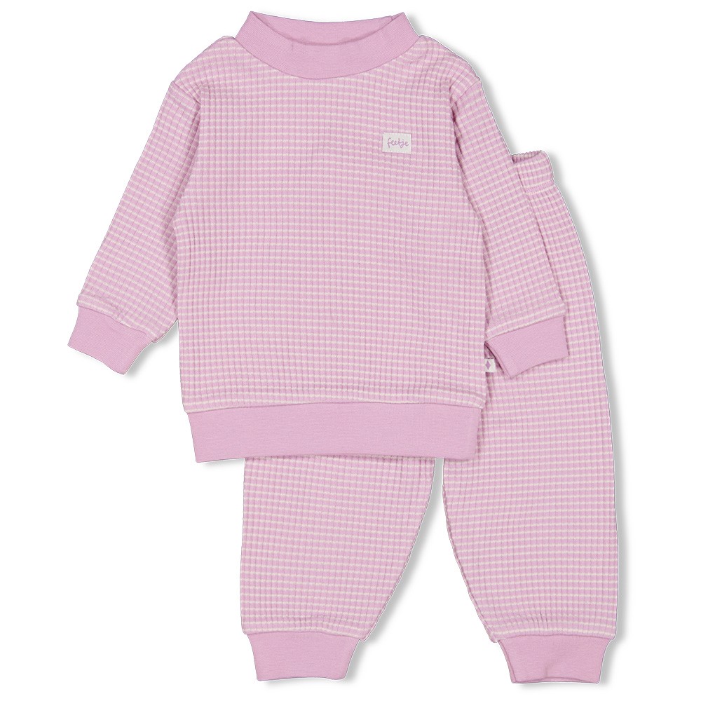 Wafelpyjama Lila 1
