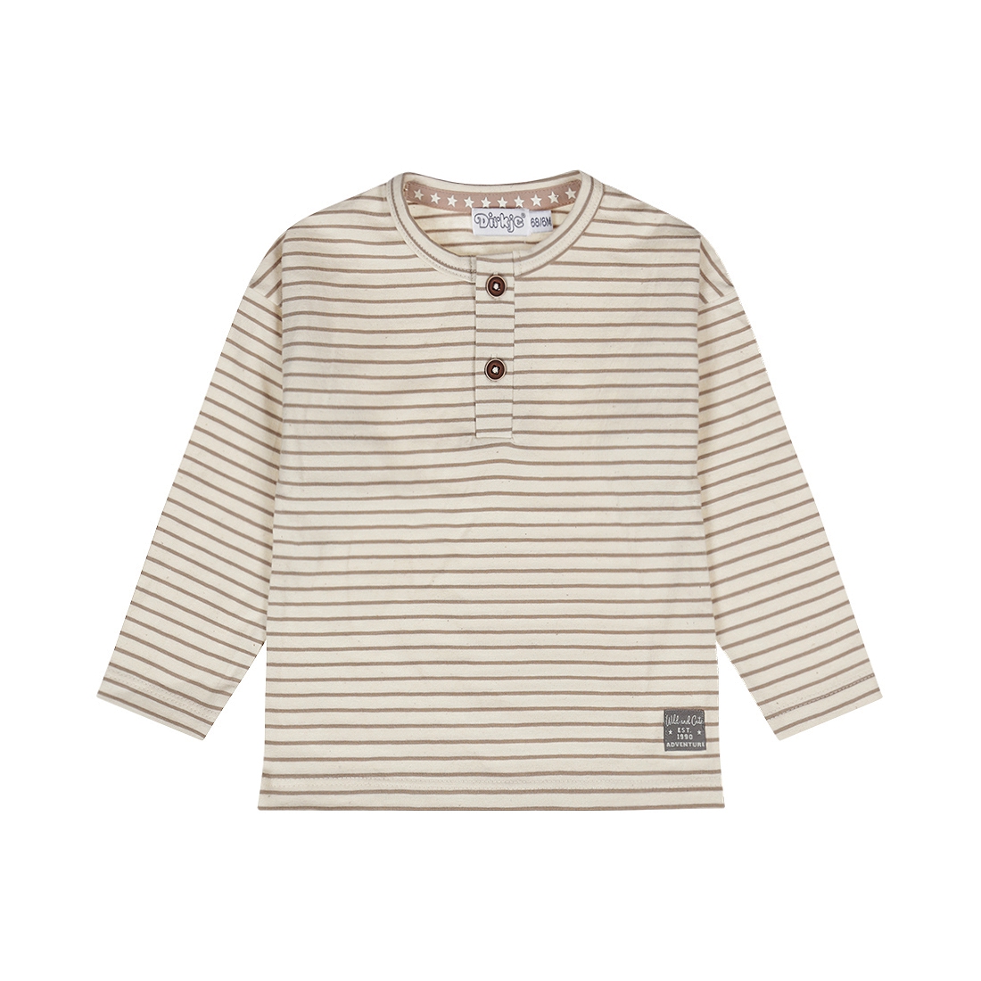 T-shirt LS Into The Wild gestreept