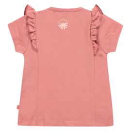 T-shirt korte mouw rusty pink