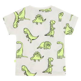 T-shirt korte mouw fluo dino