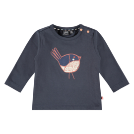 T-shirt lange mouw blue sea bird