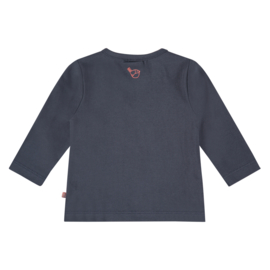 T-shirt lange mouw blue sea bird