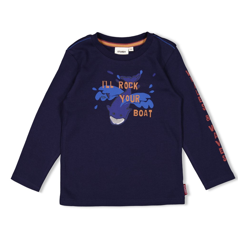 T-shirt LS Waves & Whales