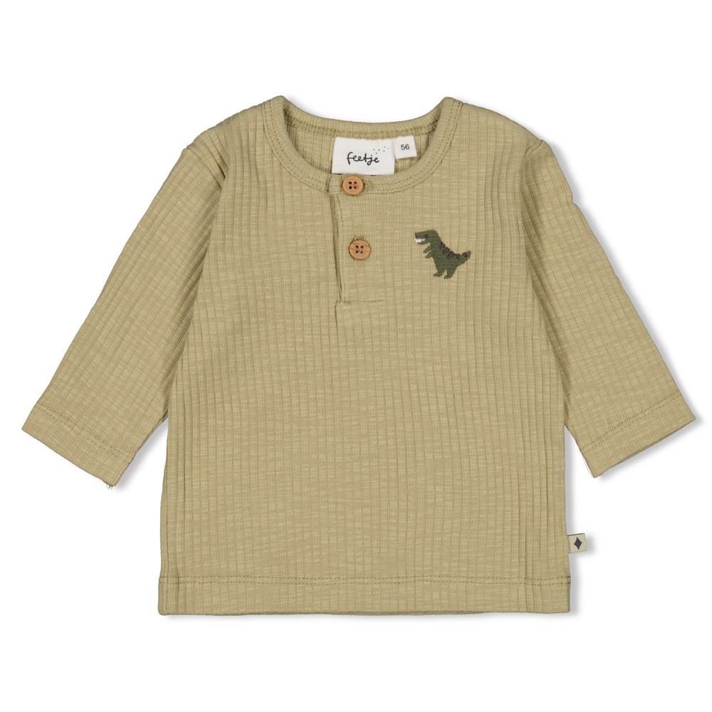 T-shirt LS Rawsome rib