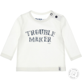 T-shirt lange mouw trouble maker