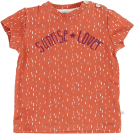 T-shirt korte mouw sunrise lover