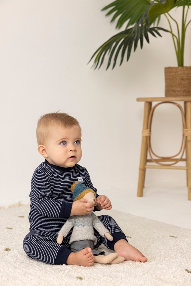 Wafelpyjama Royal Blue 2