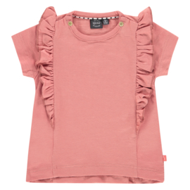 T-shirt korte mouw rusty pink