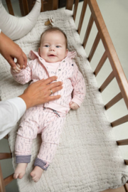 Broek light pink & dots