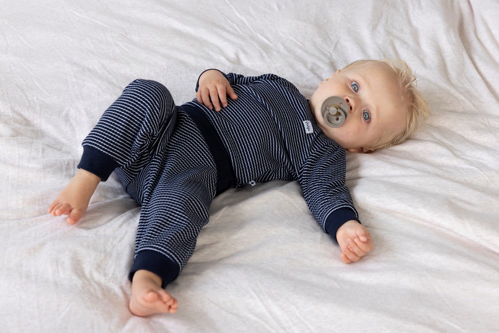 Wafelpyjama Royal Blue 1