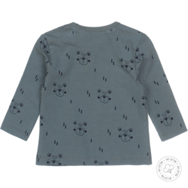 T-shirt lange mouw bear dusty green