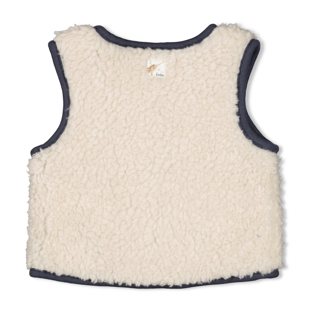 Omkeerbare teddy gilet Narwal