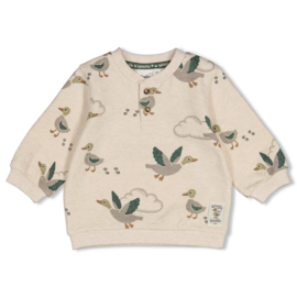 Sweater AOP Wiggle and Waddle
