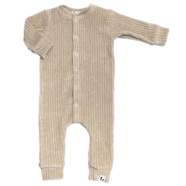Boxpakje corduroy Sand