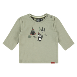 T-shirt lange mouw indian panda & tipi