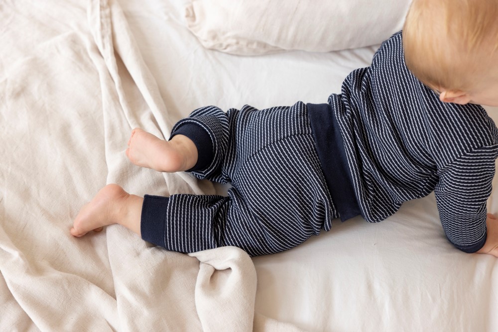 Wafelpyjama Royal Blue 1