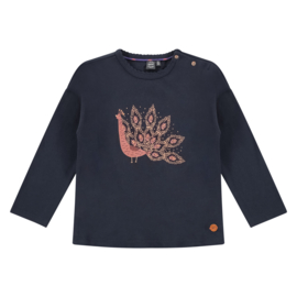 T-shirt LS Peacock Dark