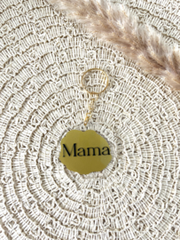 Sleutelhanger mama goud
