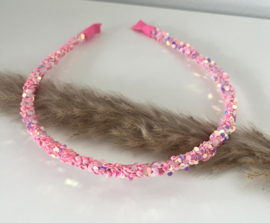 Diadeem roze