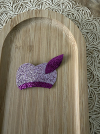 Pietenmuts lichtroze glitter antislip