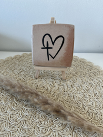 Tegeltje geloof en liefde