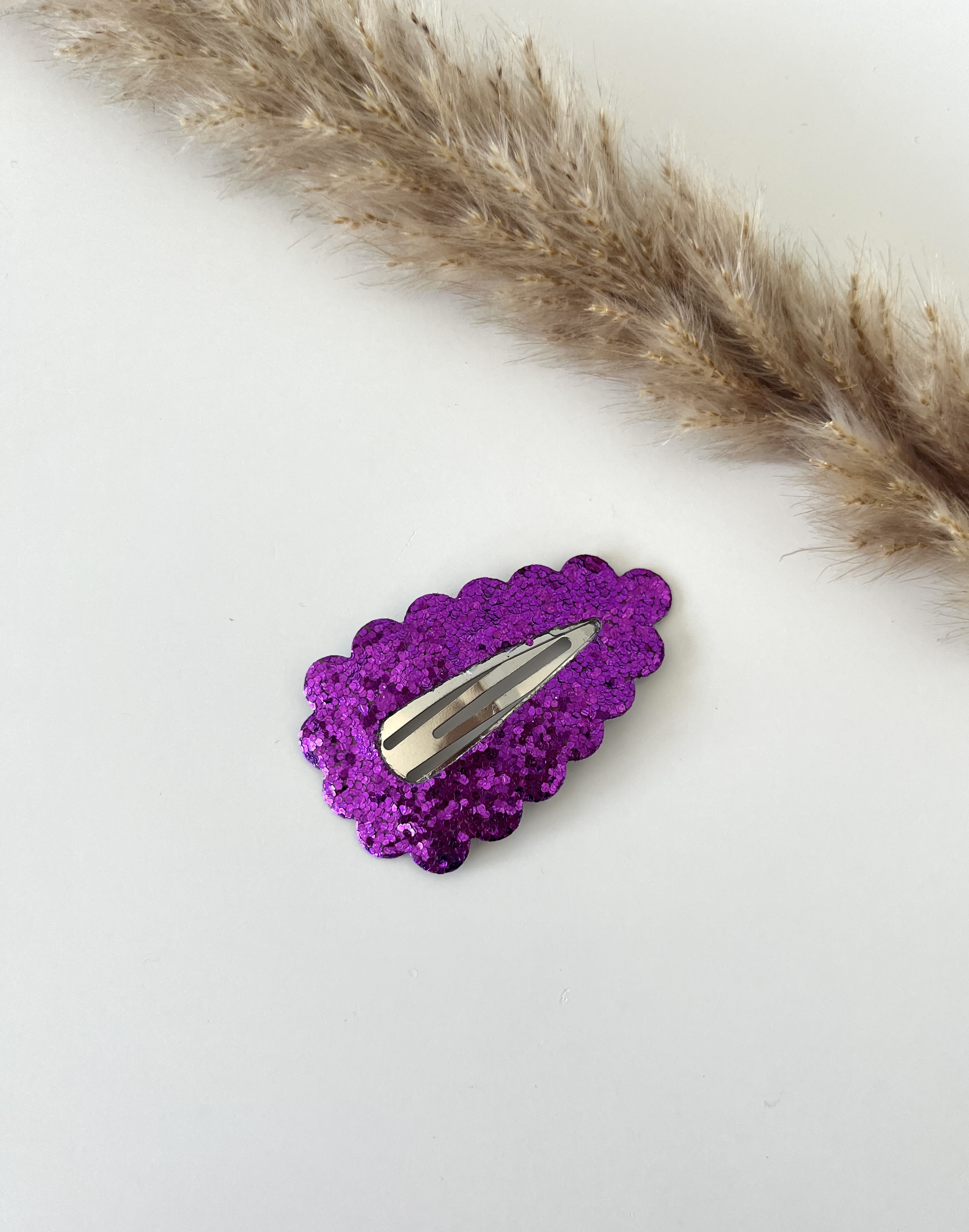 Lizzy purple glitter