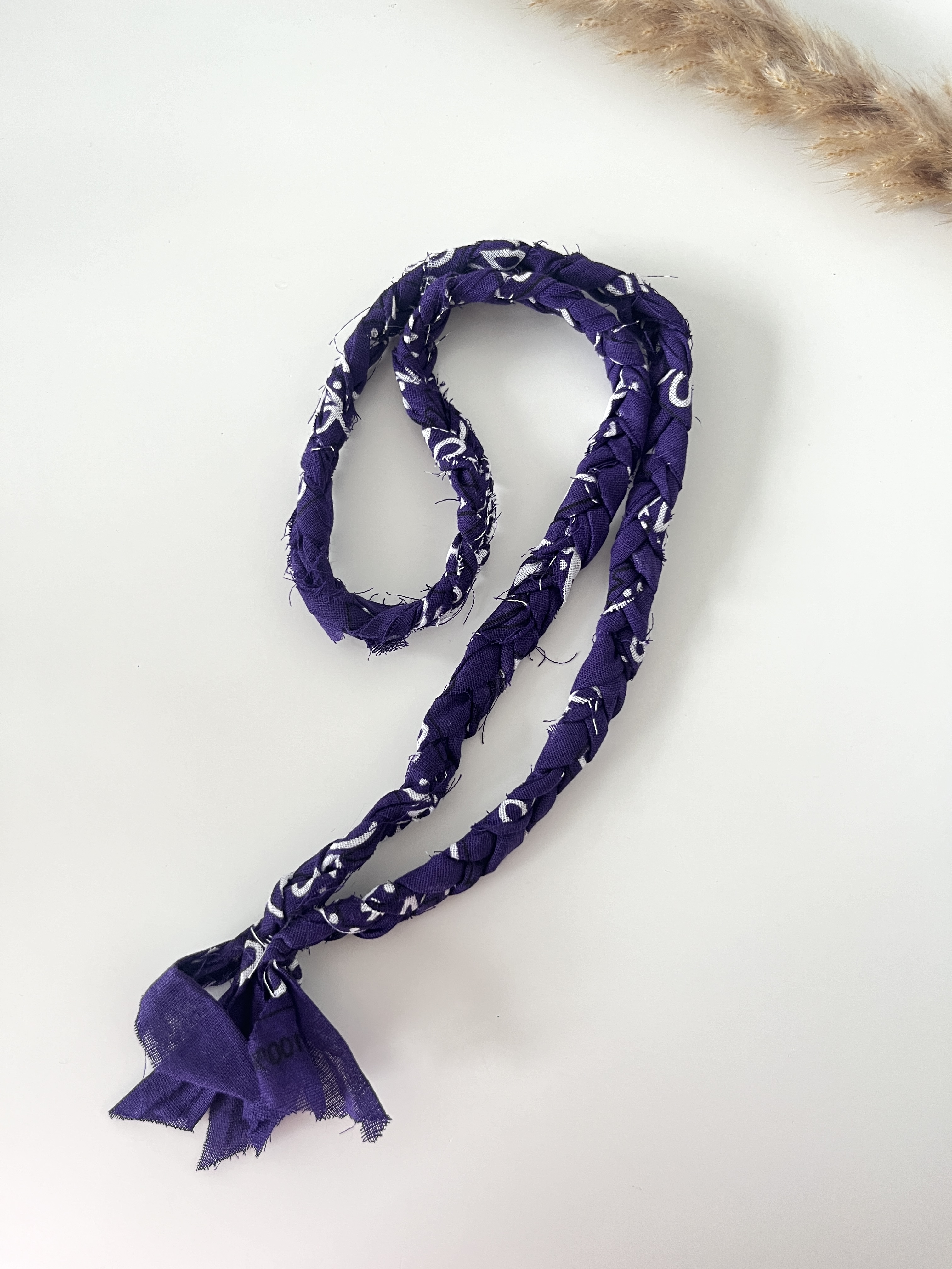 Bandana ketting paars