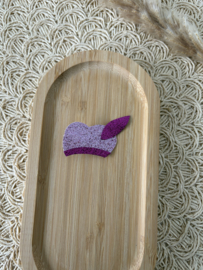 Pietenmuts lichtroze glitter