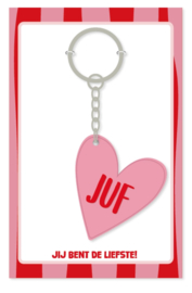 Sleutelhanger juf