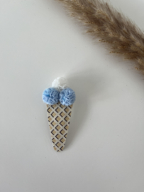 Bubbly cone blue