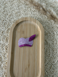 Pietenmuts lichtroze glitter antislip