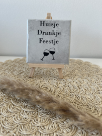 Huisje drankje feestje